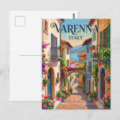 Varenna Italien Postkarte (Vorne/Hinten)