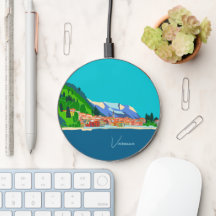 Varenna See Como Italien Illustration