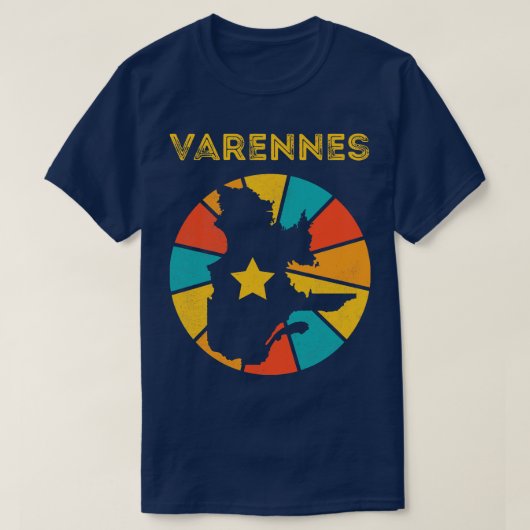 Varennes Quebec Canada Vintag Distressed Souvenir T-Shirt (Design vorne)