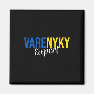 Varenyky Expert Support Ukraine Flagge Ukrainische Magnet