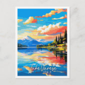 Varese Italien Vintage Illustration Postkarte (Vorderseite)