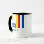 Vargas Flagge mit Namen Tasse (Vorderseite Links)