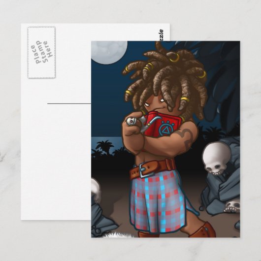 Vargas Postcard Postkarte (Vorne/Hinten)