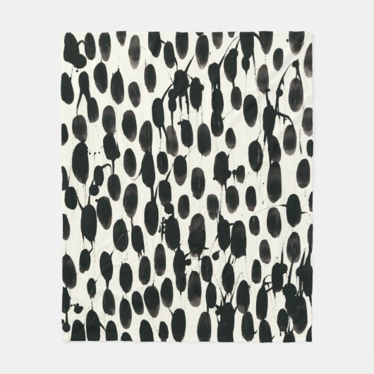 Variable I | Schwarze Farbe Fleecedecke (Vorderseite)