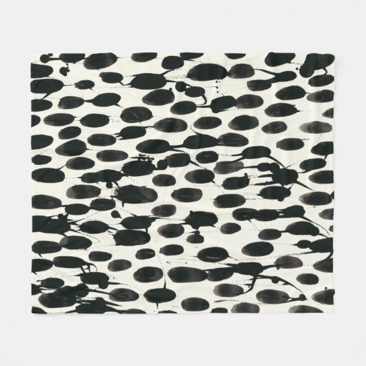 Variable I | Schwarze Farbe Fleecedecke (Vorderseite (Horizontal))