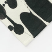 Variable I | Schwarze Farbe Fleecedecke (Ecke)