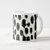 Variable I | Schwarze Farbe Jumbo-Tasse (Vorderseite Rechts)