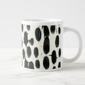 Variable I | Schwarze Farbe Jumbo-Tasse (Rechts)