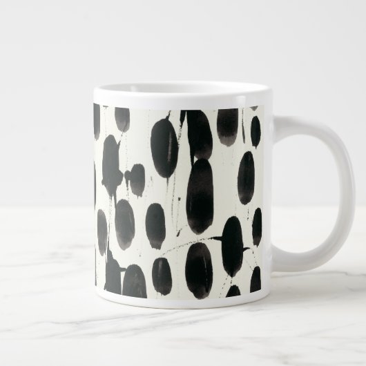 Variable I | Schwarze Farbe Jumbo-Tasse (Rechts)