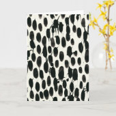 Variable I | Schwarze Farbe Karte (Gelbe Blume)