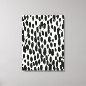 Variable I | Schwarze Farbe Leinwanddruck (Vorderseite)