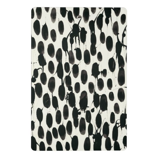 Variable I | Schwarze Farbe Mini Klemmbrett (Rückseite)