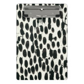 Variable I | Schwarze Farbe Mini Klemmbrett (Vorderseite)