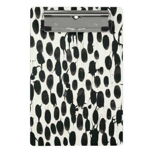 Variable I | Schwarze Farbe Mini Klemmbrett (Vorderseite)