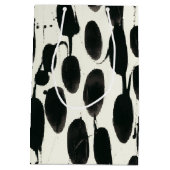 Variable I | Schwarze Farbe Mittlere Geschenktüte (Rückseite)