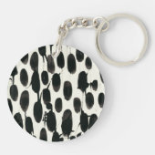 Variable I | Schwarze Farbe Schlüsselanhänger (Rückseite)