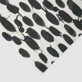 Variable I | Schwarze Farbe Seidenpapier (Ausschnitt)