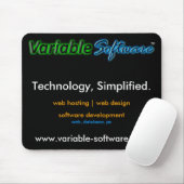 Variable Software LLC-Mausunterlage Mousepad (Mit Mouse)
