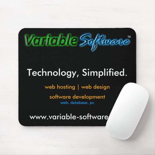 Variable Software LLC-Mausunterlage Mousepad (Mit Mouse)