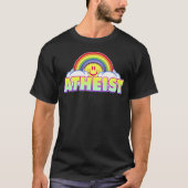 Variabler Art-/Farbregenbogen-Atheist T-Shirt (Vorderseite)