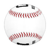 Variabler Sport schwarze benutzerdefinierte Teamna Baseball (Rückseite)