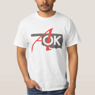 Variables Farb-/der Art-AOK Logo T-Shirt