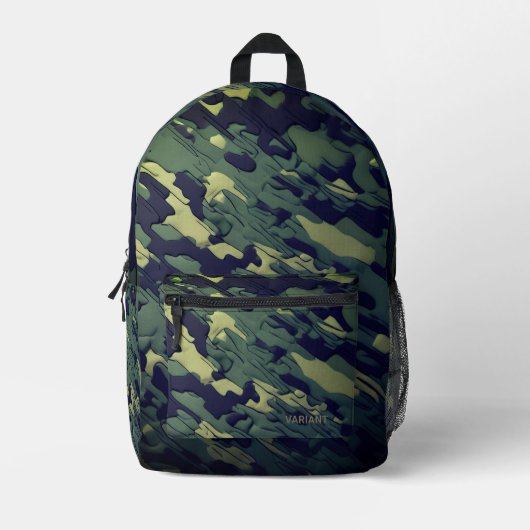 VARIANT Camouflage Supreme Vivid Bedruckter Rucksack (Vorderseite)