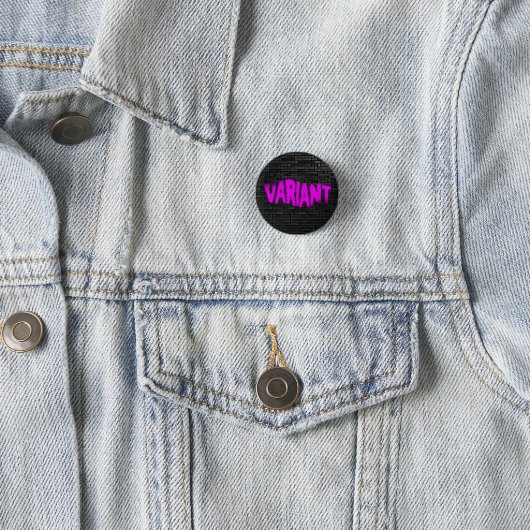 VARIANT Graffiti Pink Button Button Abzeichen (Beispiel)