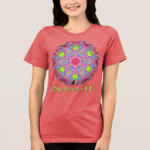 Variant Namaste Kaleidoskop Tri-Blend Shirt (Vorderseite)