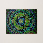 Variated Bereich-vibrierender keltischer Knoten Puzzle (Horizontal)