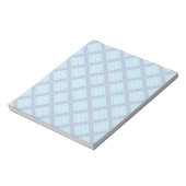 Variation Blue Kariert Notizblock (Rotiert)