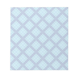 Variation Blue Kariert Notizblock