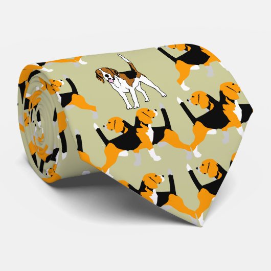Variation des Beagle Krawatte (Gerollt)