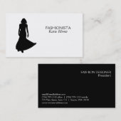 Variation des Laufbahnmodells Visitenkarte (Vorne/Hinten)