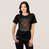 Variation III Kürbisbart Samurai Biker Tri-Blend Shirt (Vorderseite voll)