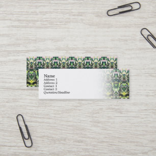 Variation, Mangobaum Mini Visitenkarte