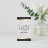 Variation von Holzschnitten und Lux Visitenkarte (Stehend Vorderseite)