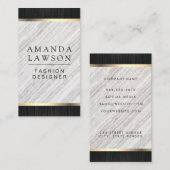 Variation von Holzschnitten und Lux Visitenkarte (Vorne/Hinten)