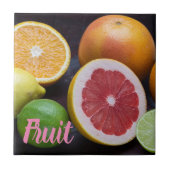 Variation von Zitrusorange, Limon, Mandarin, Fliese (Vorderseite)