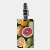 Variation von Zitrusorange, Limon, Mandarin, Gepäckanhänger (Vorderseite vertikal)