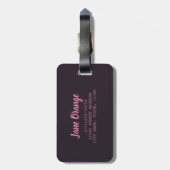 Variation von Zitrusorange, Limon, Mandarin, Gepäckanhänger (Rückseite vertikal)