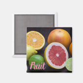 Variation von Zitrusorange, Limon, Mandarin, Magnet (Vorderseite/Rückseite)