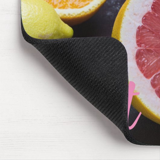 Variation von Zitrusorange, Limon, Mandarin, Mousepad (Ecke)
