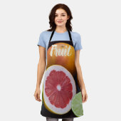 Variation von Zitrusorange, Limon, Mandarin, Schürze (Getragen)