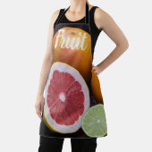 Variation von Zitrusorange, Limon, Mandarin, Schürze (InSitu)