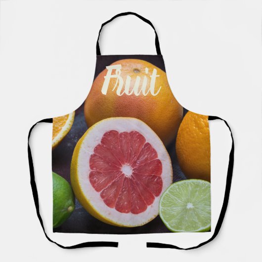 Variation von Zitrusorange, Limon, Mandarin, Schürze (Vorderseite)