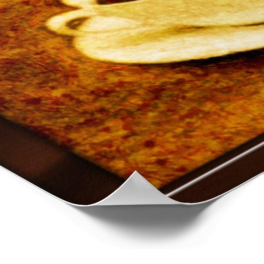 Variationen auf einem Cup of Coffee -4 Verschieden Poster (Ecke)