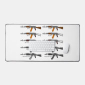VARIATIONEN der AK-47 Schreibtischunterlage (Tastatur & Maus)