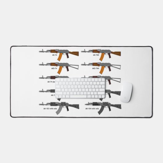 VARIATIONEN der AK-47 Schreibtischunterlage (Tastatur & Maus)