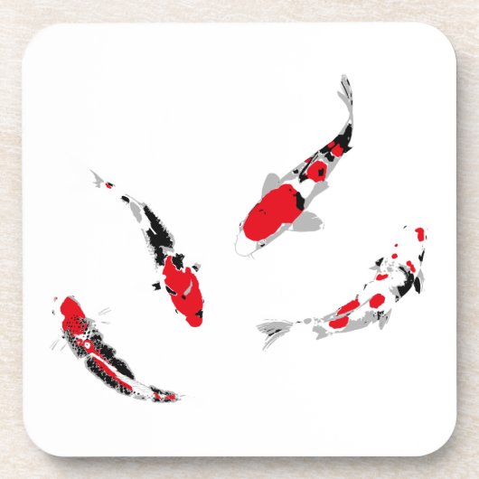 Varicroter Karpfen Untersetzer (Vorderseite)